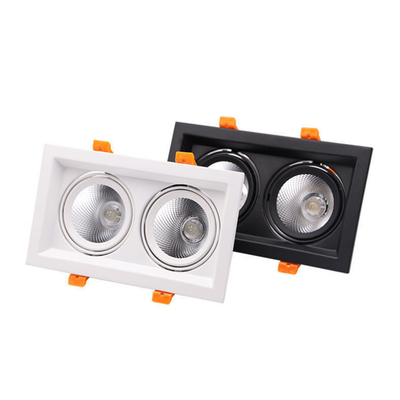 14w prostokątna oprawa typu downlight, wbudowany reflektor