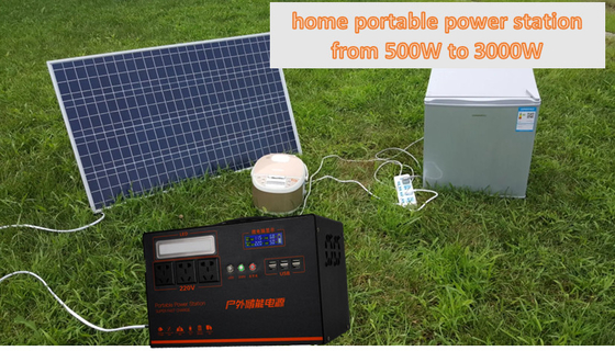 USB Portable Solar Power Bank 500w / 600w Pożar Awaryjny