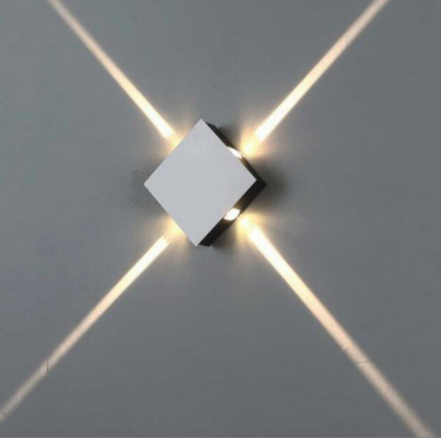 12w Zewnętrzne oświetlenie LED naścienne Ip65 Obszar oświetlenia 3-5㎡