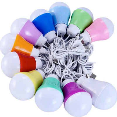 5w 5v wnętrze żarówki LED z drutem i kablem USB dla rodziny wakacji