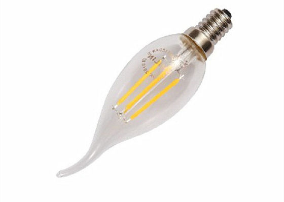 Żarówki LED 200 lumenów C35 z żarnikiem z ogonem 2W Hotel 35 X 101 Jednolite światło