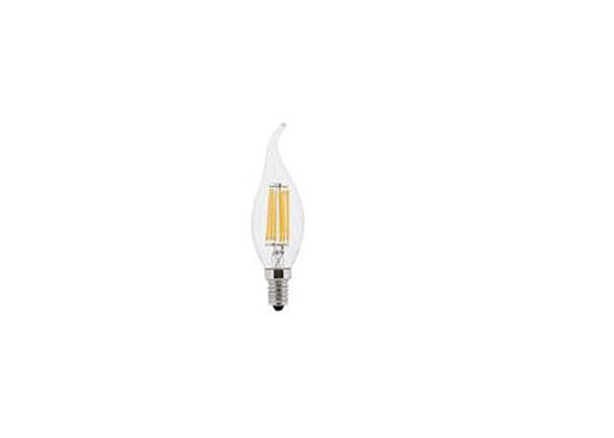Żarówka LED Filament C35 2 W Z Ogonem, Żarówki Vintage Filament Szklane 4 sztuki