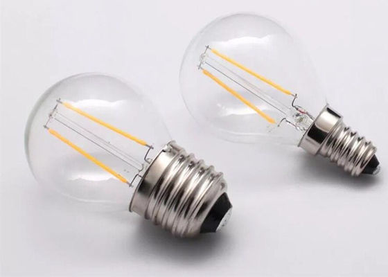 Żarówki LED G45 4 Watt E27 3300K Szkło Niższe zużycie energii