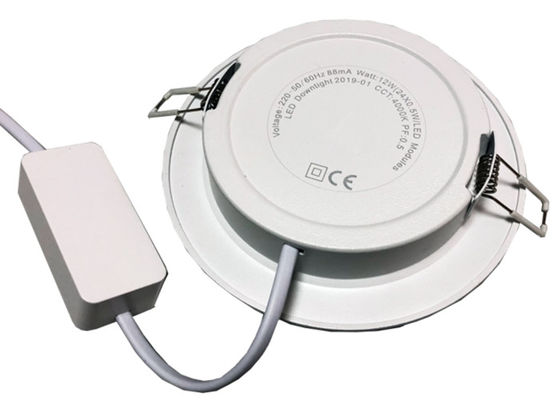 Sala konferencyjna Led Slim Round Panel Downlight Kąt wiązki 100 stopni Sterownik na zewnątrz