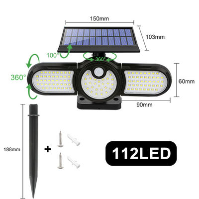 Krajobraz Cri70 Pir Sensor Światło słoneczne do hotelu Yard