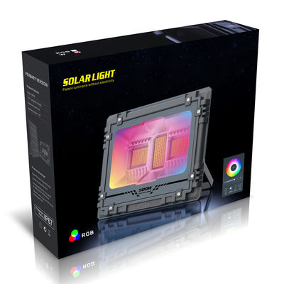 Bluetooth 60w Solar Rgb Flood Light IP66 na imprezę rodzinną w ogrodzie w ogrodzie