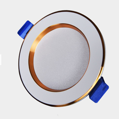 7w Led Round Panel Downlight Ac220-240v 7,5 cala do szkoły domowej i hotelu