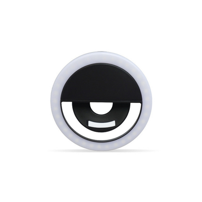 Cri70 Selfie Led Ring Light Fotograficzne piękno Flash Clip na telefonie Przenośny akumulator na baterie