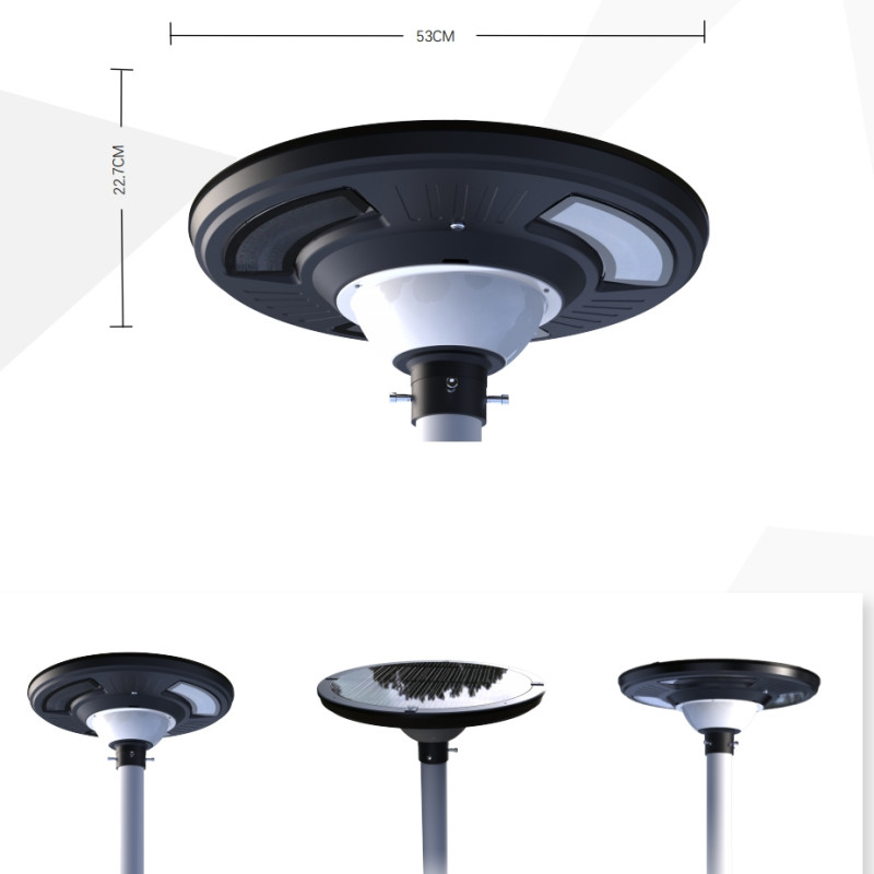 Wysokiej jakości słoneczne światło ogrodowe UFO kolor RGB z czujnikiem światła i pilotem zdalnym do ogrodowego parku i drogi