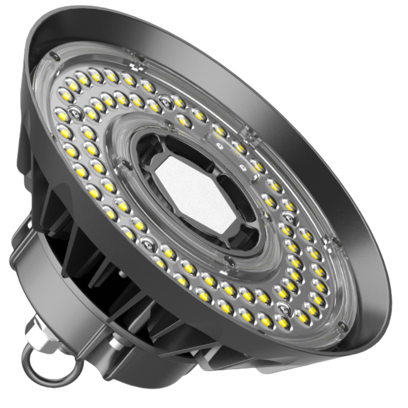 Wysoka jasność 100w do 240w UFO High Bay Light 150lm/W dla warsztatów i magazynów