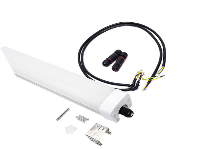 Wodoodporne światła LED o długości 4 stóp 40w AC347V-480V 6500K do budynków z aluminium
