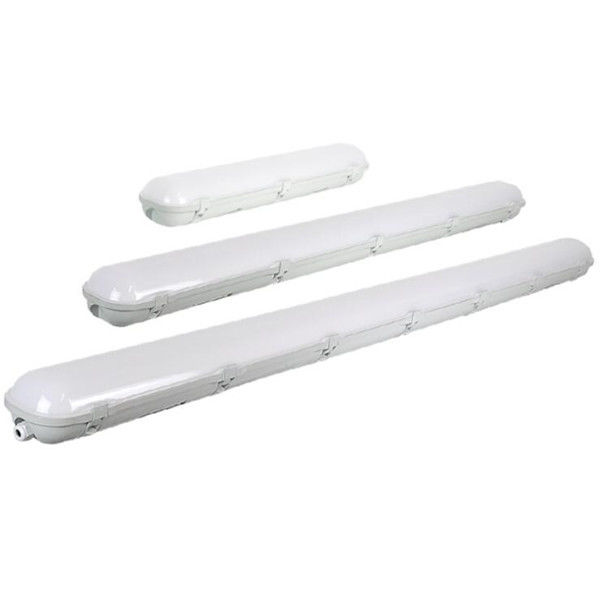 Obudowa T8 Tube PC IP65 Wbudowany czujnik światła 40W Led Tri Proof Fixture