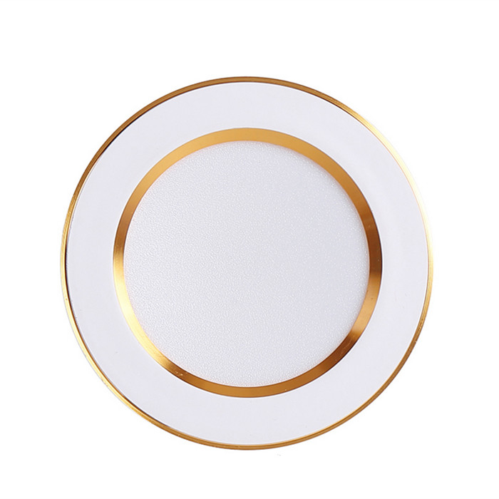 7w Led Round Panel Downlight Ac220-240v 7,5 cala do szkoły domowej i hotelu