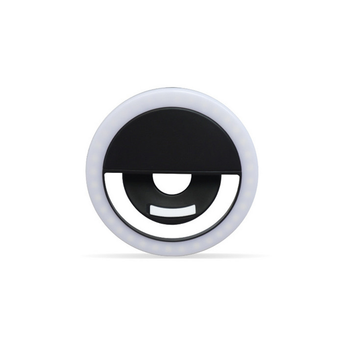 Cri70 Selfie Led Ring Light Fotograficzne piękno Flash Clip na telefonie Przenośny akumulator na baterie